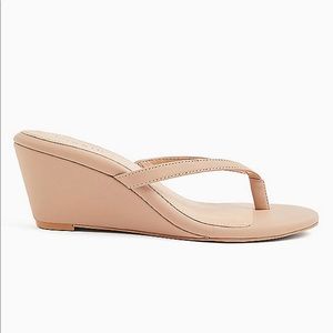 TORRID - Beige Faux Leather MIDI Wedge